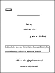 Romp Concert Band sheet music cover Thumbnail